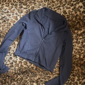 Women's blue active sweater